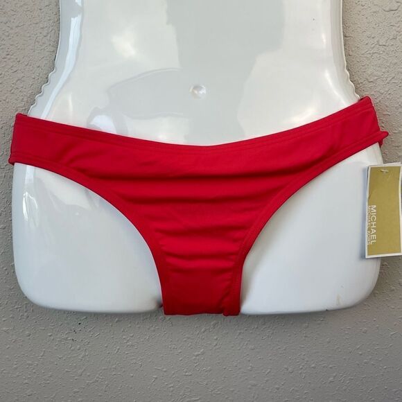 NWT MICHAEL Michael Kors Sea Coral Tankini Top and Matching Bottoms Size S - Picture 4 of 8